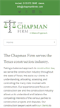 Mobile Screenshot of chapmanfirmtx.com